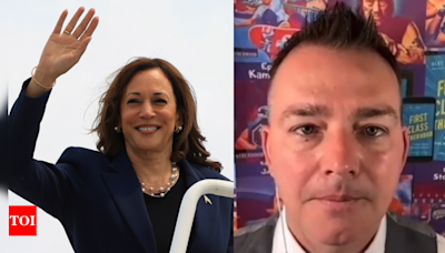 'Kamala Harris is original hawk tuah girl': Conservative author Alec Lace sparks controversy with 'misogynistic comments' about US VP, netizens term it 'disgusting' - Times of India