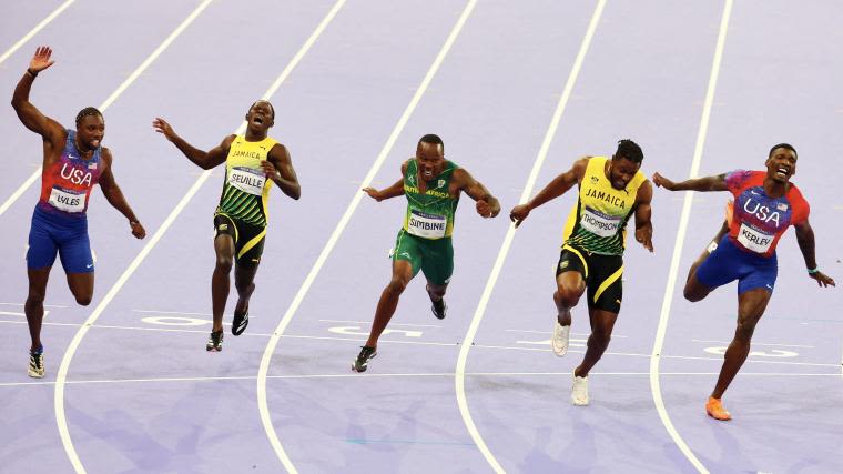 Noah Lyles 100m photos: Best pictures of USA sprinter's gold medal race at 2024 Paris Olympics | Sporting News