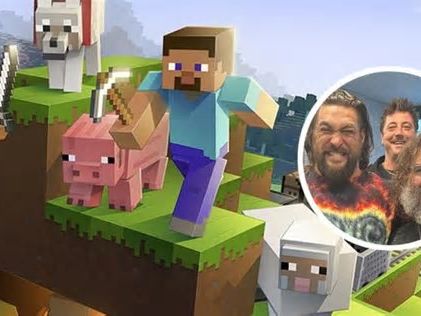 Minecraft termina su rodaje y Jason Momoa comparte fotografías con Jack Black