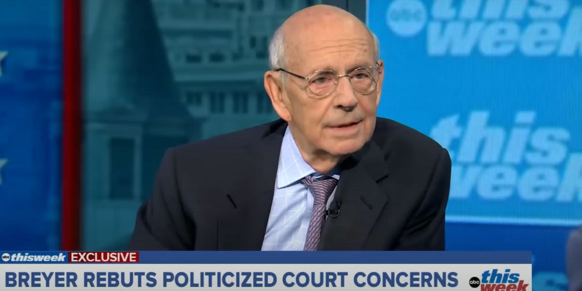 Stephen Breyer Says Politics Don't Influence Supreme Court Decisions