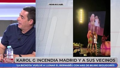 Antonio Naranjo atiza a Karol G y sus fans: “Si esta petarda llena el Bernabéu y los Rolling no, la humanidad merece extinguirse”