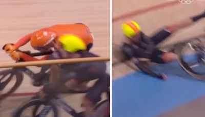 Dutch cyclist who 'headbutted' Team GB star disqualified and slapped with fine