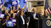 Harris courts union vote with Biden at her side