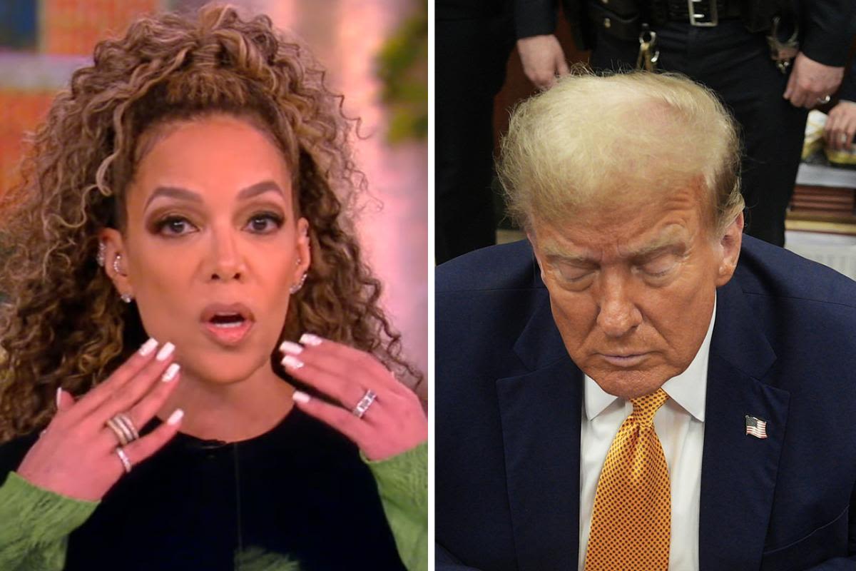 Sunny Hostin tells 'The View' Trump isn't asleep in court, he's "enraged"