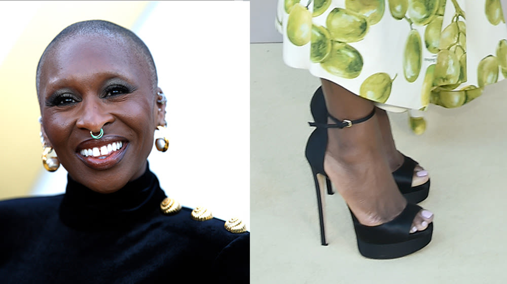 These Height-Boosting Jimmy Choo Max Sandals Worn by Cynthia Erivo Are 40% off Right Now
