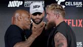 Photos: Mike Tyson and Jake Paul face off ahead of their July fight at AT&T Stadium