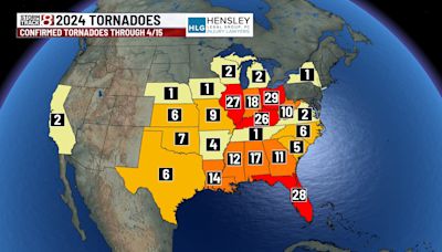 Ohio River Valley has been a hot spot for tornadoes so far in 2024