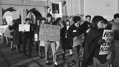 Pro-Palestinian demonstrations are the latest in a long history of protests on college campuses