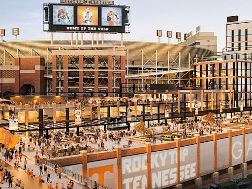 Neyland Stadium entertainment district will be big. It will change Tennessee game days forever