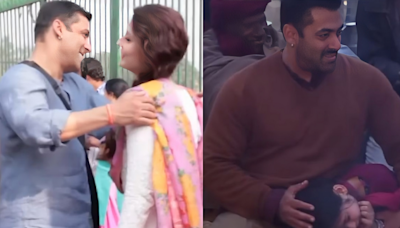 9 Years Bajrangi Bhaijaan: Salman Khan Hugs Kareena Kapoor Khan In BTS Video, Harshaali Malhotra Sleeps On His Lap