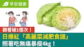 觀看破1億次！日爆紅「高麗菜減肥食譜」照著吃無痛暴瘦4kg！