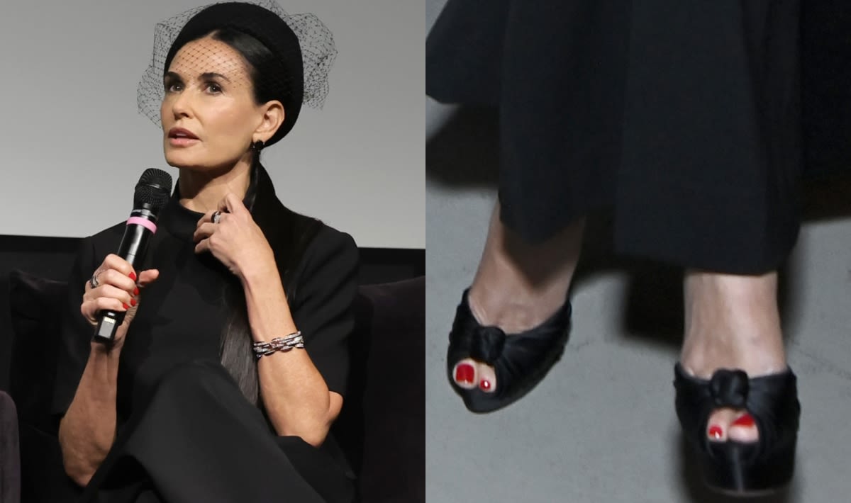 Demi Moore Elevates Dramatic Look With Louboutin Platforms at ‘Feud: Capote Vs. The Swans’ FYC Event