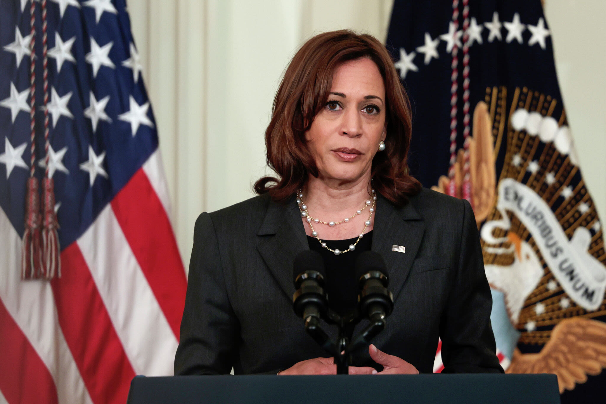 Reporter asks Republican governor if he's butchering Kamala's name on purpose