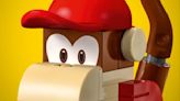 Lego Donkey Kong levels up with Diddy, Funky, Cranky, and Dixie figures