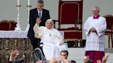 Pope makes first visit out of Rome for seven months after health scares