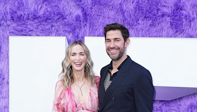 Emily Blunt Looks Radiant in Pink Flowy Gown at the Premiere of ‘IF’ With Husband John Krasinski