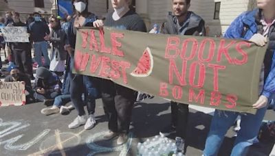 Dozens arrested at Yale University pro-Palestinian protest