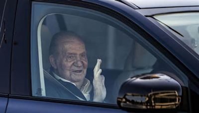 El rey Juan Carlos, de vuelta a España