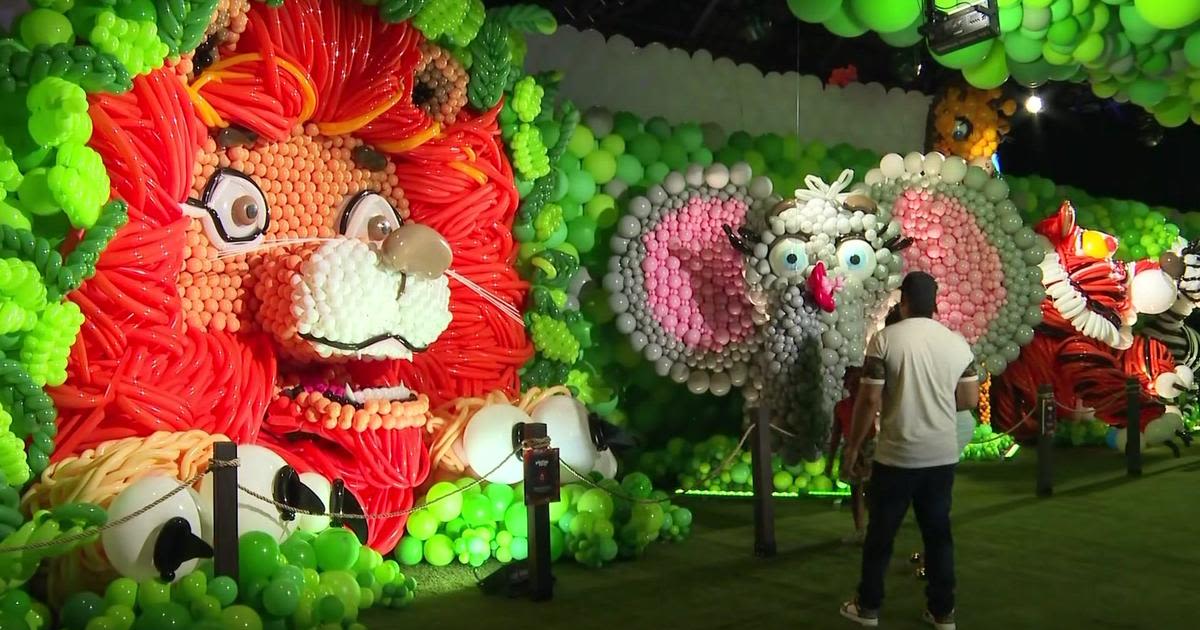 "Balloon Story" at NYC's Park Avenue Armory offers photo-worthy fun. Here's a look inside.