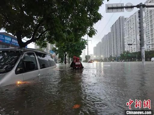 廣西城鎮1小時降雨189.6毫米 打破當地雨量紀錄