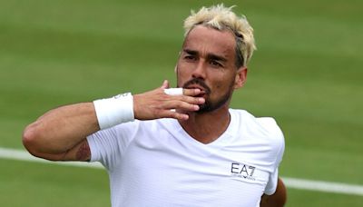 Fognini iguala un registro de Federer con su gran triunfo ante Ruud en Wimbledon