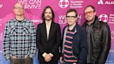 Ooh-wee-ooh, Weezer look like WGA allies, performing for striking writers outside Paramount