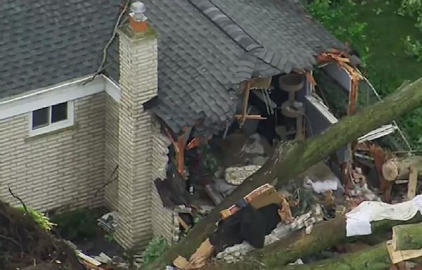 2-year-old killed, mother injured when tree falls on home near Detroit amid severe weather