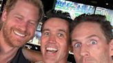 Prince Harry Smiles in New Photo with Rob McElhenney and Glenn Howerton at Soccer Game