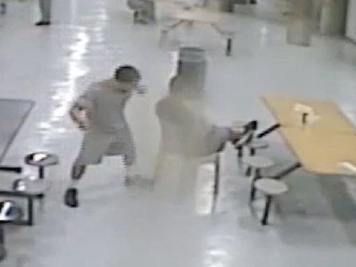 Terrifying footage shows MS-13 gang members stab inmate 44 times