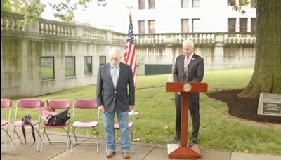 Berks family honors loved ones who served in WWII with plaque at State Capitol