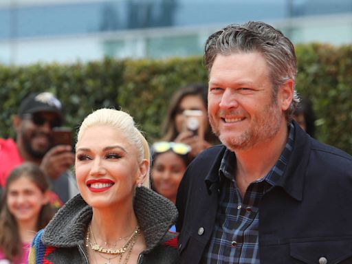 Gwen Stefani Turns Heads in Rare Red Carpet Appearance With Husband Blake Shelton