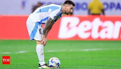 Watch: Lionel Messi misses opening penalty during shoot-out as Argentina dodge Copa America elimination scare - Times of India