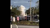 ‘Like a horror show.’ Fireworks explode after an SUV crashes into Florida business