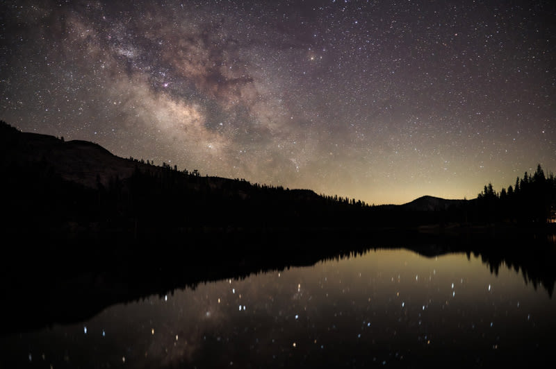 Enjoy the Best View of the Milky Way in the Night Sky at Yosemite National Park