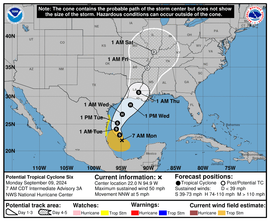 Storm tracker: Latest details, projected path of systems brewing in the Gulf and Atlantic