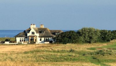 The house in the middle of Royal Troon explained as The Open lands in Ayrshire