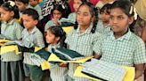 Free uniforms distributed among government school students in Krishnagiri