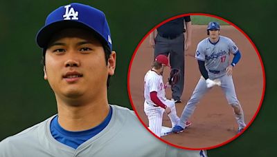 Shohei Ohtani Accused Of Making Lewd Gesture After Stealing Base