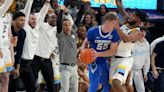 Creighton fans, Sam Dekker call out Marquette basketball coach Shaka Smart for his actions, coming onto court to play 'defense' in game