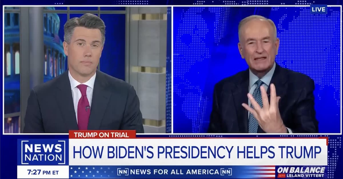 Bill O’Reilly Advises Trump to ‘Stay Out of Crazy Land’ at Campaign Rallies Because Not Being Biden is Enough for Him to Win