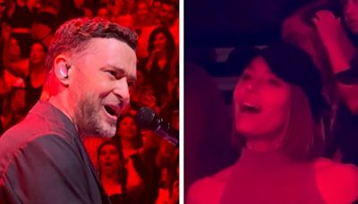 Jessica Biel Shows Support for Justin Timberlake at Madison Square Garden Concert