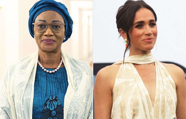 First Lady of Nigeria Clarifies Comments About Meghan Markle amid False Reports