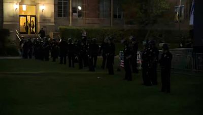 Video: Police stage at UCLA in response to protests - CNN Video