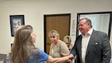 Rep. Ken Calvert opens Palm Desert office, drawing supporters and a protest on Medicare