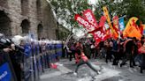 Turkish police fire tear gas and detain dozens of May Day protesters in Istanbul