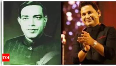 Manoj Muntashir Honors Poet Dinkar on His 116th Birth Anniversary | - Times of India