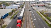 Wind turbine parts arrive, en route to Chowan for Timbermill Wind project