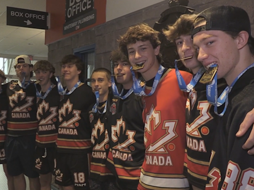 'I’m a world champion': Ont. ball hockey players win gold medal in Slovakia