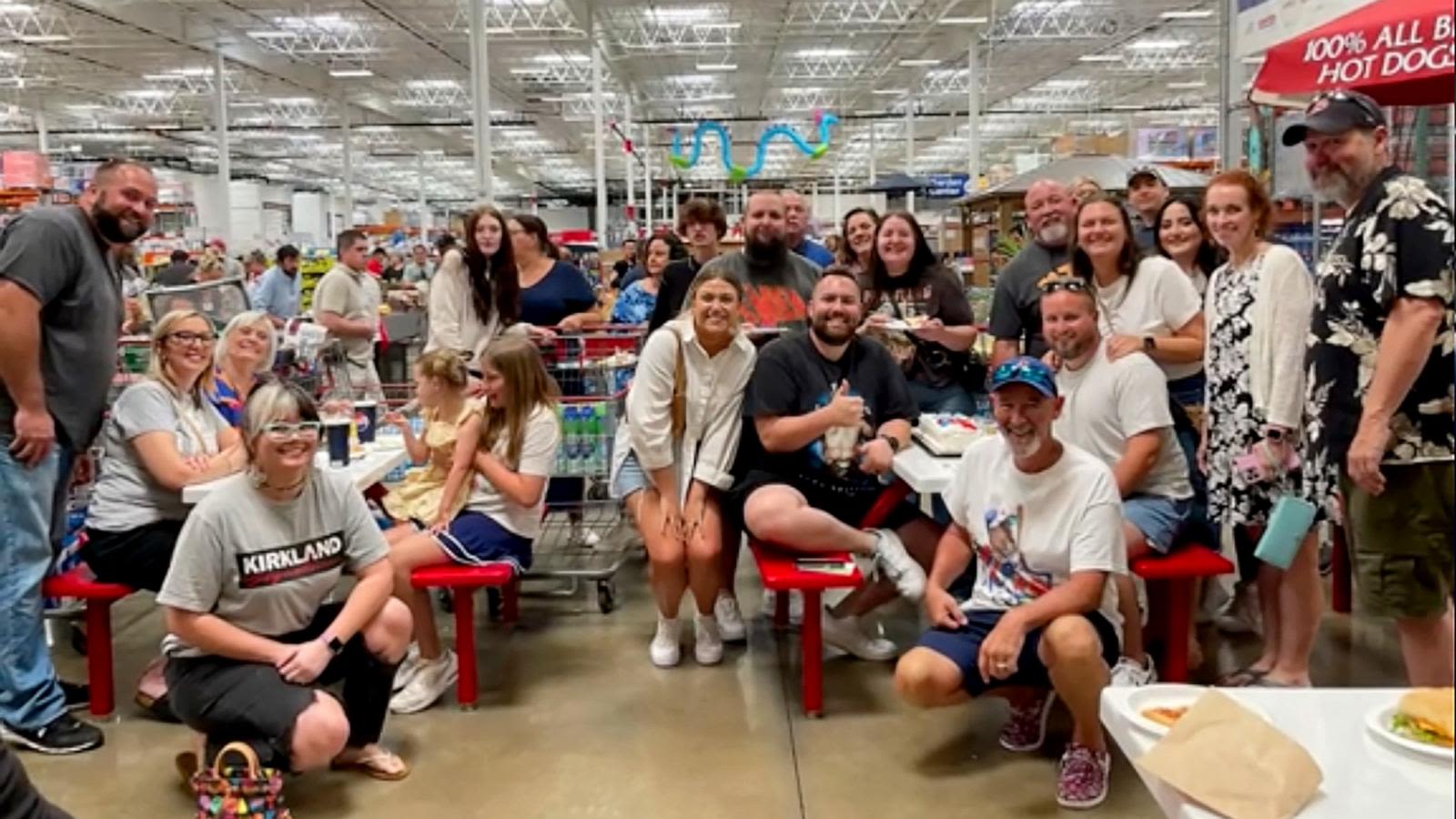 Wife throws husband a surprise birthday party at Costco, his favorite store