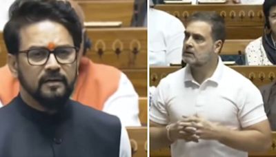 ...Pata Nahi...': Anurag Thakur's Veiled Attack On Rahul Gandhi Over Caste Census Sparks Uproar In Parliament (VIDEO)